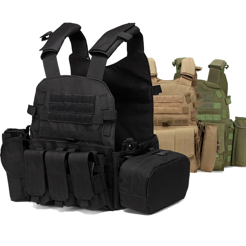 Военное Снаряжение 6094 Охотничий Жилет Molle тактический жилет для страйкбола