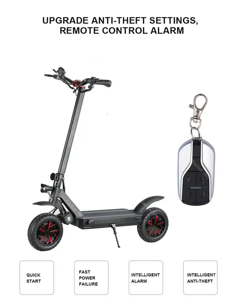 Daibot Adult Electric Scooter 60V Two Wheels Electric Scooters Dual Motor 3600W 70KMH Foldable Kick Scooter Electric  (36)