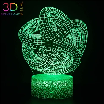 

ATOPH Star Shape 3D Nightlight Art Design LED Night Light with Remote Control 16 Color Changing