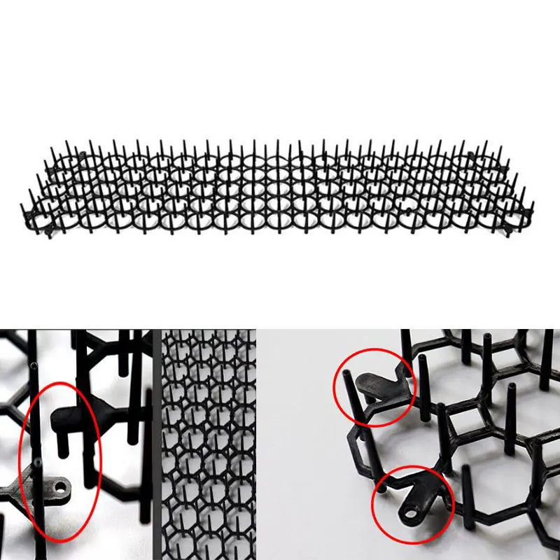 Garden Cat Mats Anti-cat Garden Cat Dogs Repellent Mat With Prickle Strips Keep Away Safe Plastic Spike 1/10PCS / Set