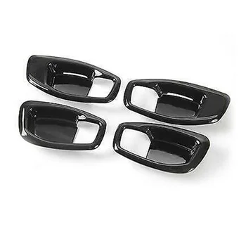 

Black Car Interior Door Bowl Cover Trim For Jeep Compass 2017-2020 Made Of High-quality ABS Car Cover Trim Auto Parts