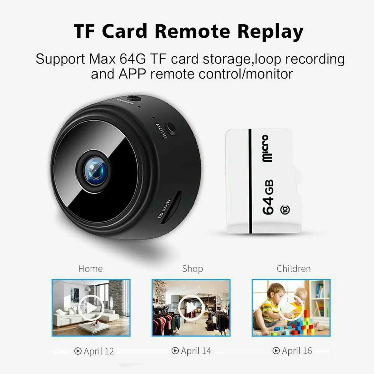 Мини wifi камера HD 1080P микро видеокамера широкоугольный объектив инфракрасное ночное видение сеть умный мониторинг Домашняя безопасность