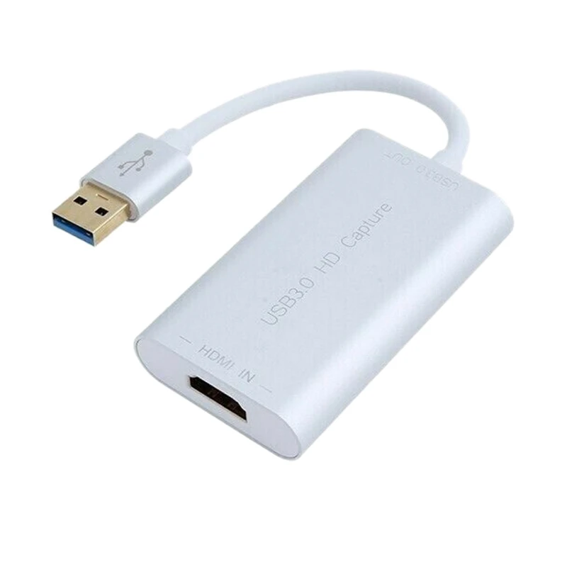 

HDMI to USB 3.0 Video Capture Card Adapter 1080P HD Recorder Box for Mac Windows PS4