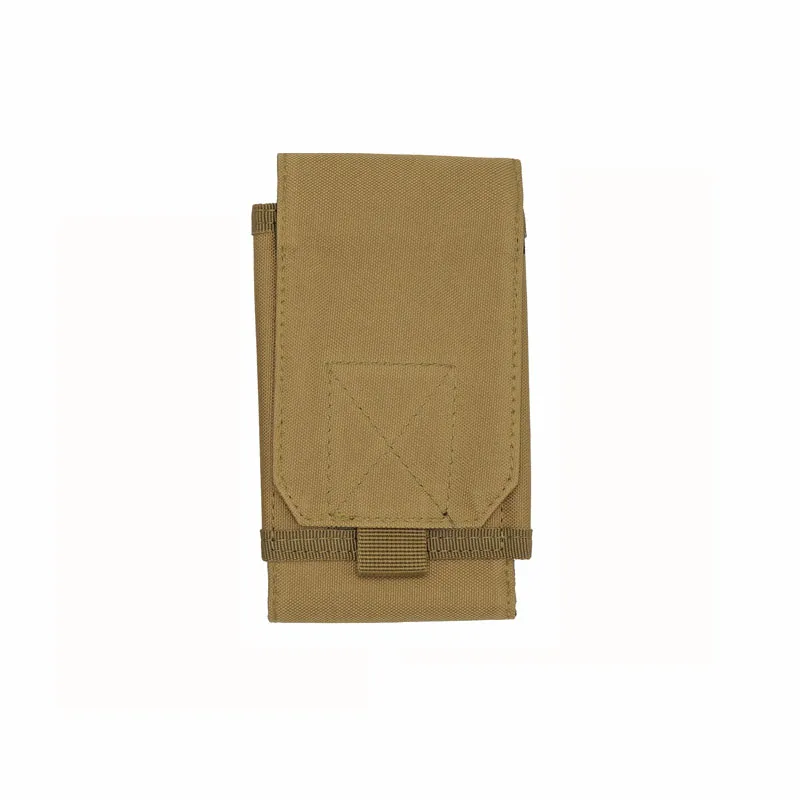 Camo Waist bag Tactical Phone Holder Sport Waist Belt Case Waterproof Nylon EDC Outdoor Camouflage Bag Hunting Bags in Backpack - Цвет: Khaki
