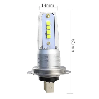 

1Pcs/set 8 LED Car Headlight Daytime Running Light Fog Light Width lights H7 3030 8W 12V Bulb auto decorative light