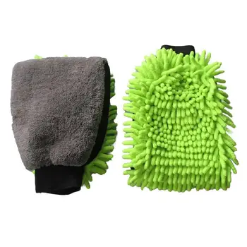 

Car Wash Waterproof Gloves Car Wash Gloves Double-Sided Chenille Coral Plush Gloves Car Cleaning Supplies