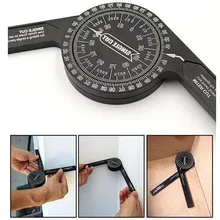 

Woodworking Aluminum Miter Protractor Portable 360 Degree Saw Finder Gauge Goniometer Angle Finder Arm Measuring Ruler
