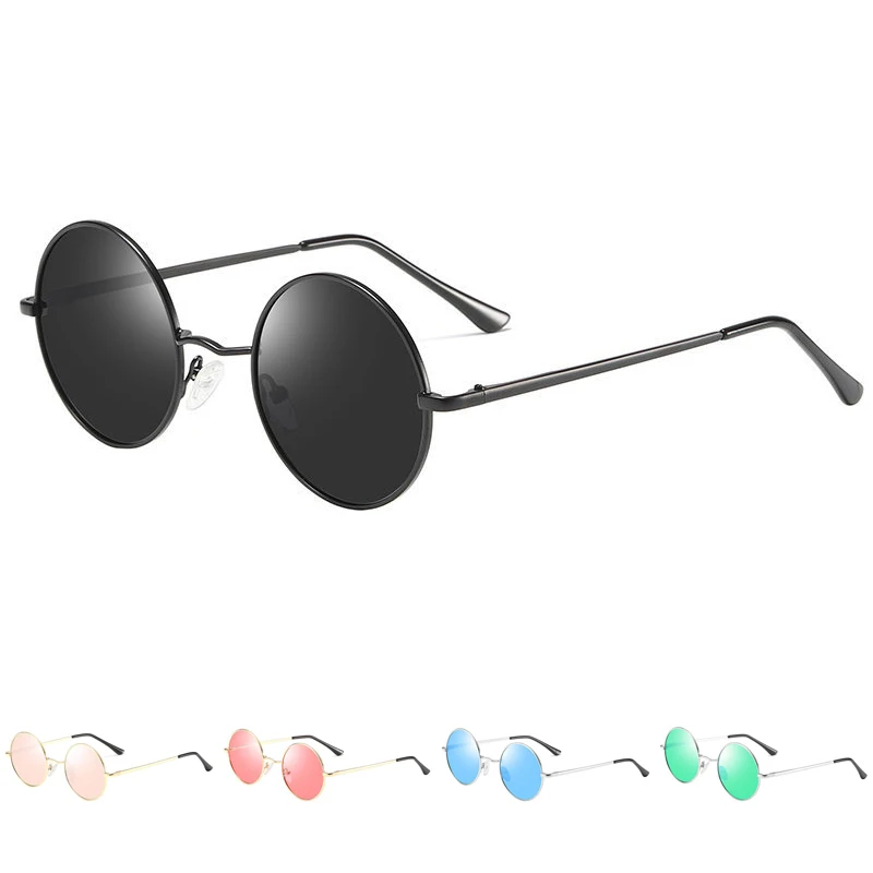 

Pilot Fashion Metal Round Frame sunglasses for women polarized drive outdoor Anti UV 400 High Quality Accessories