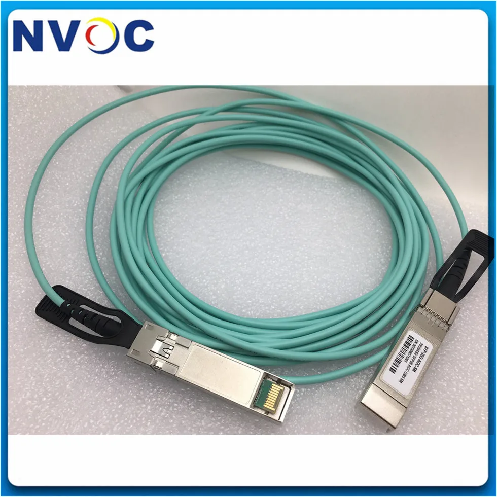 Бесплатная доставка 25G SFP28 к AOC волоконный кабель 1 м 3 5 10 20 30 SFP модуль OM3 активный