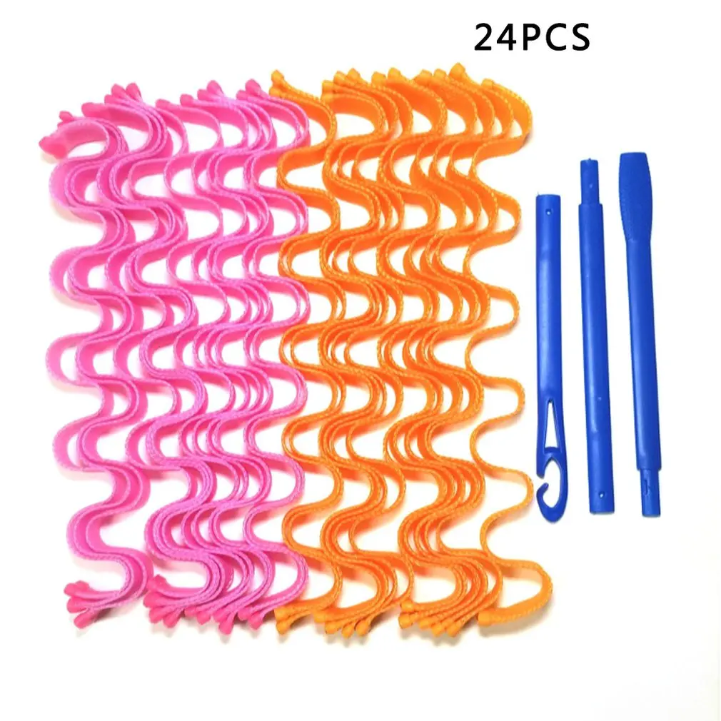 

24 Large Curls Do Not Hurt Hair Curling Iron Artifact Magic Volume Diy Spiral Big Wave Curling Tube