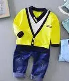 Комплект одежды для малышей, хлопковые осенние толстовки с капюшоном+ штаны+ футболка верхняя одежда для детей из 3 предметов комплект детской одежды Одежда для новорожденных 2 лет