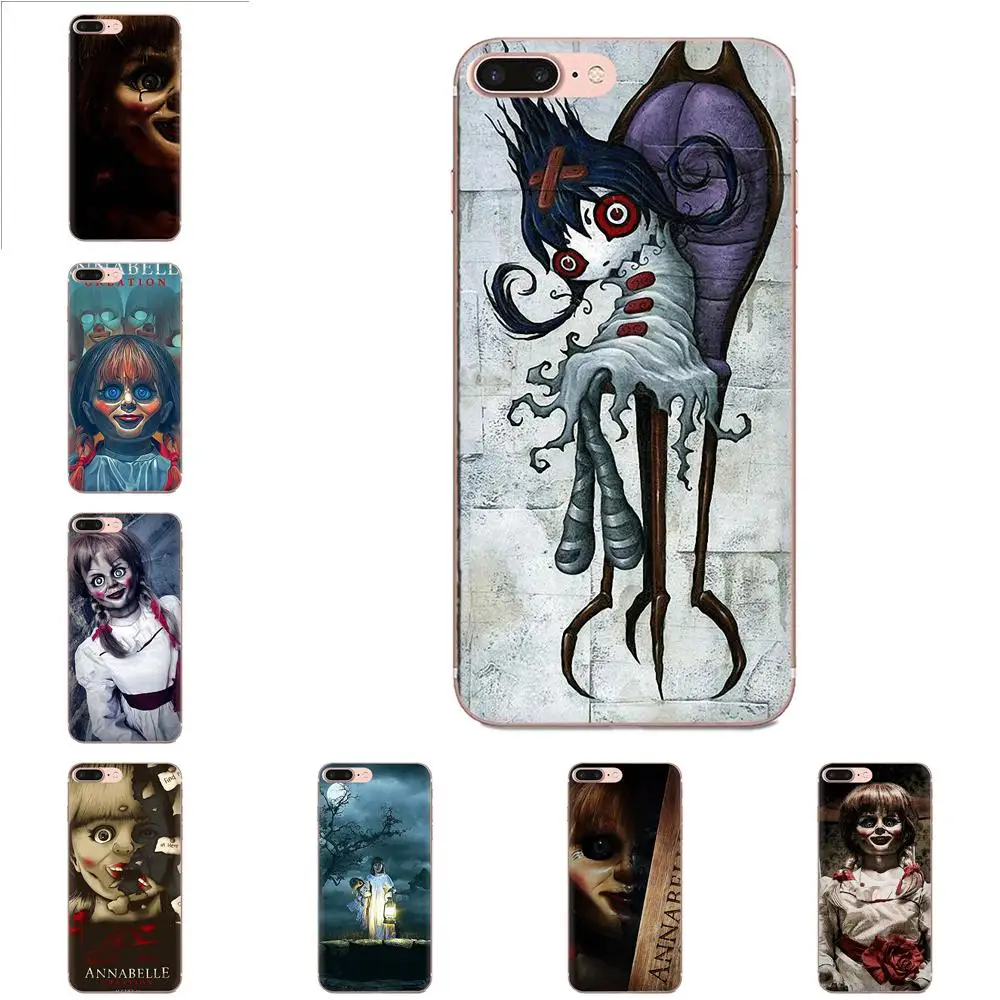 TPU принт Капа Annabelle создания ужасов для LG K50 Q6 Q7 Q8 Q60 X Мощность 2 3 Nexus 5 5X V10 V20 V30 V40 Q Stylus