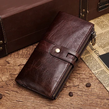 

Genuine Cow Leather Women Clutch Wallet and Female Coin Purse For Phone Bag Card Holder Passport walet Men Handbag