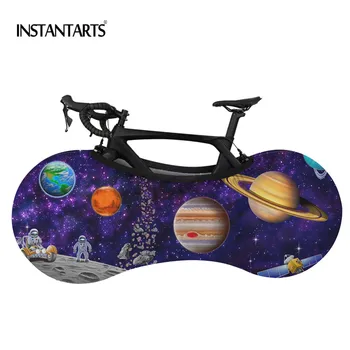 

INSTANTARTS Bike Solar System Paintings Bike Protector Wheel Gear Recycleable Bicycle Wheel Cover for Kids Bike-Accessories Hot