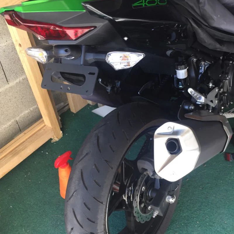 Алюминиевый держатель для заднего номерного знака мотоцикла KAWASAKI Ninja 400 Z400 2018 2019