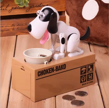 

cute cartoon children's day piggy bank dog model coin bank gift supply WY606