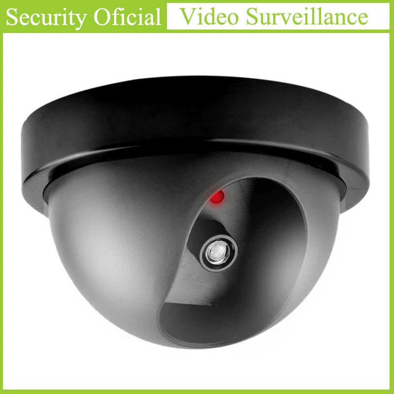 Dome Simulation Camera Burglar Alarm Deter Thieves Fake Cameras Dummy