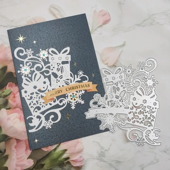 

Christmas Box Metal Cutting Dies Stencil Scrapbooking DIY Album Stamp Paper Card H55A