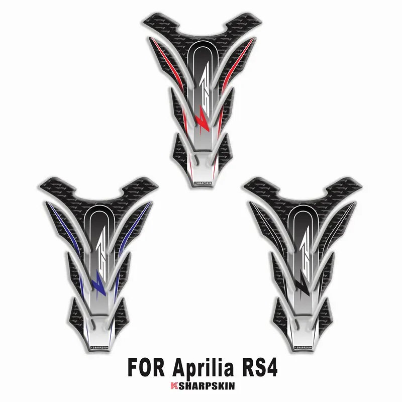 Мотоцикл топливный бак pad Наклейка Защитные Декоративные наклейки для APRILIA RS4 3D