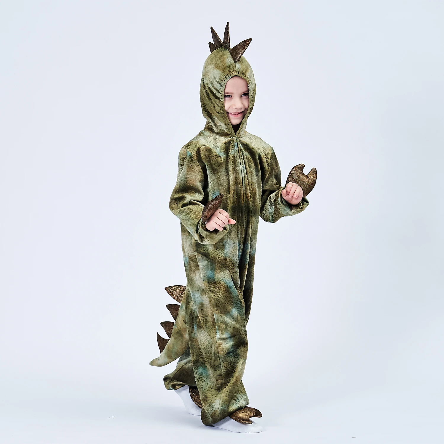 2-8T Toddler Kids Child Dinosaur T-Rex Costume Cosplay For Boys Halloween Purim Party Disfraz Fantasia Dress Up Hoodie Jumpsuit cosplay jumpsuit,kids cosplay costume