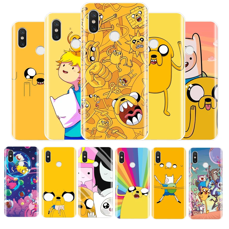Adventure Time with Finn and Jake A TPU Soft Silicone Phone Case For Xiao MI 4 4S 5 6 5S Plus 5C 6X 8 Pro 8se 8Lite MAX3Pro | Мобильные