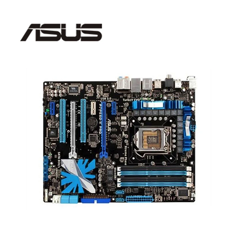 Для ASUS P7P55D E Pro Материнская плата LGA 1156 DDR3 16 ГБ для Intel P55 P7P55 настольная материнская