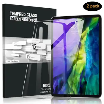 

2 Pack Screen Protector for ipad pro 11 2020,9H Hardness [Anti-Scratch] [Bubble Free] Tempered Glass for ipad pro 11 2020