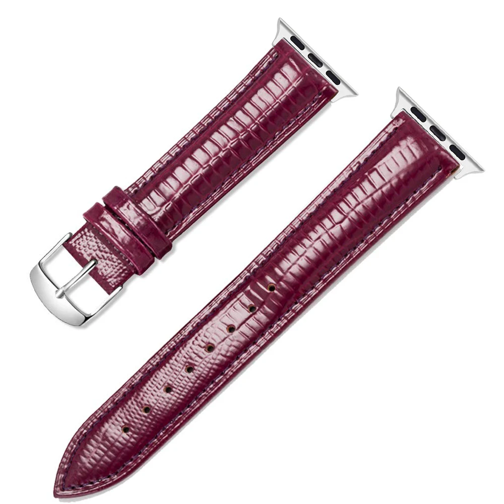 Ремешок из натуральной кожи для apple watch band 42 мм 44 сменный Браслет 4 5 38 40 iwatch