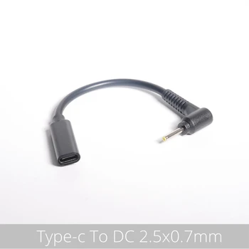 

USB Type C to 2.5*0.7mm Male Plug Converter Dc Power Adpater Cable for Asus EEE PC X101 X101H X101CH R011PX 1011PX 1015PW 1015PX