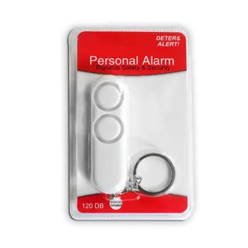 120dB Self Defense Anti-rape Device Dual Speakers Loud Alarm Alert Attack Panic Safety Personal Security Keychain Bag Pendant！ 3