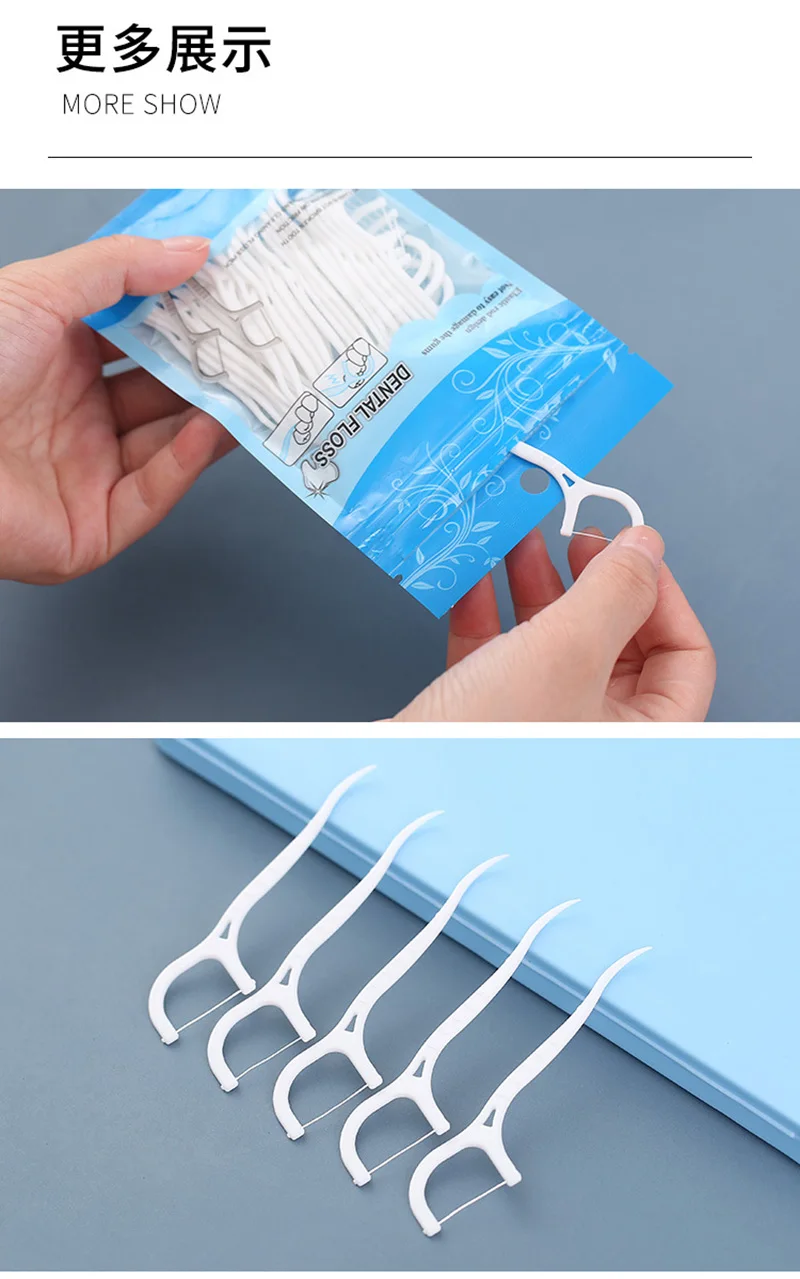 Lot De 50 Brossettes Interdentaires En Plastique – Pour Hygiène Dentaire, Nettoyage Entre Les Dents