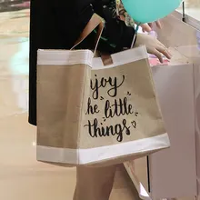 Женская льняная Сумка-тоут большой емкости, Женская Повседневная сумка через плечо, повседневная сумка для покупок, многоразовая посылка, Повседневная сумка для женщин