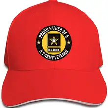 Proud US армейский Ветеран отец унисекс бейсбольная Кепка Классическая Регулируемая на липучке остроконечная сэндвич Кепка водителя грузовика