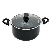 Нержавеющая сталь кастрюля с ситечком корзина с антипригарным горшком кухонные инструменты с фильтром корзина кастрюля газовая, индукционная плита