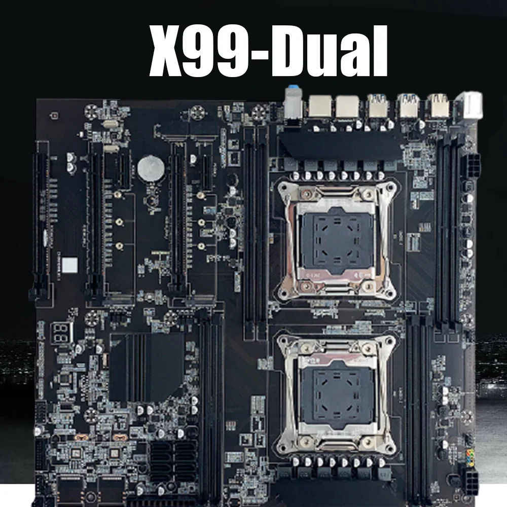 X99 Dual Server Computer Motherboard Lga2011-3 Cpu 8 Ddr4 Memory 256g ...