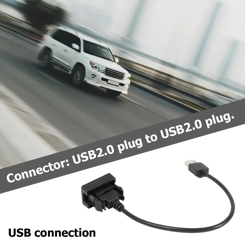 Presa Per Porta USB Per Auto Cavo di Prolunga Flessibile Adattatore di Ricarica Cavo di Prolunga Per Montaggio a Incasso USB 3.0 a Porta Singola