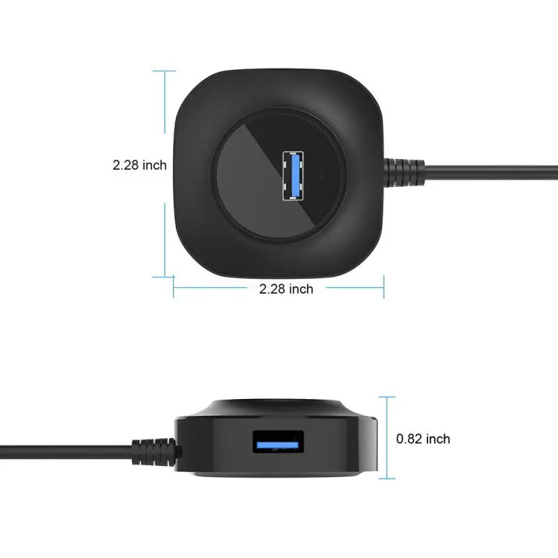 Мини usb-хаб 3,0 Мульти USB 3,0 концентратор USB разветвитель 4 порта концентратор с устройство для чтения карт SD TF 4 порта 2,0 Hab адаптер для ПК Аксессуары