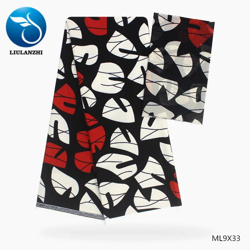 LIULANZHI шифоновые ткани Африканский последний стиль нигерийский шифон принты ткани и Африканская uadel ткань 4+ 2 ярдов ML9X18-ML9X82