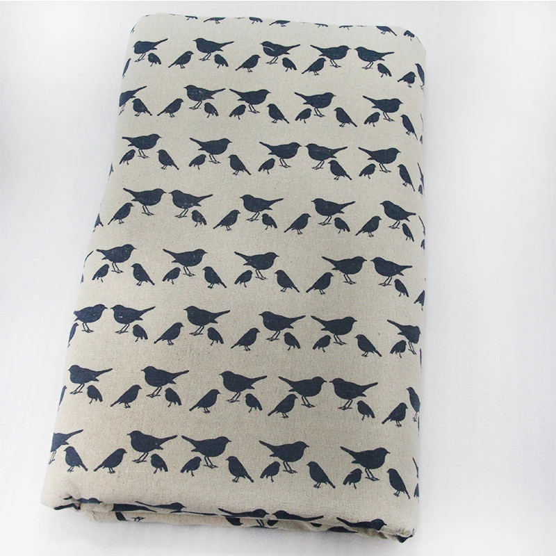 50*150cm Linen Fabric Patchwork For Flag Tablecloth Table Runner DIY Clothes Making Home Decorative Cushion Cover,c819