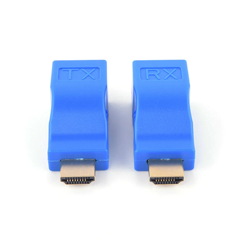 Удлинитель HDMI 1080P RJ45 Сетевой удлинитель до 30 м кабель Ethernet CAT5e/6 UTP LAN для HDTV