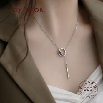 

925 Sterling Silver Pendant Neckelace For Women Light Gold Plated Jewellery hollowout tallel Necklaces Fine Jewelry