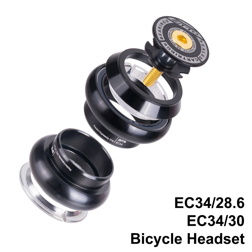 Велосипедная Гарнитура 34 мм EC34 CNC 1-1/8 28 6 прямая трубка вилка стандартный MTB