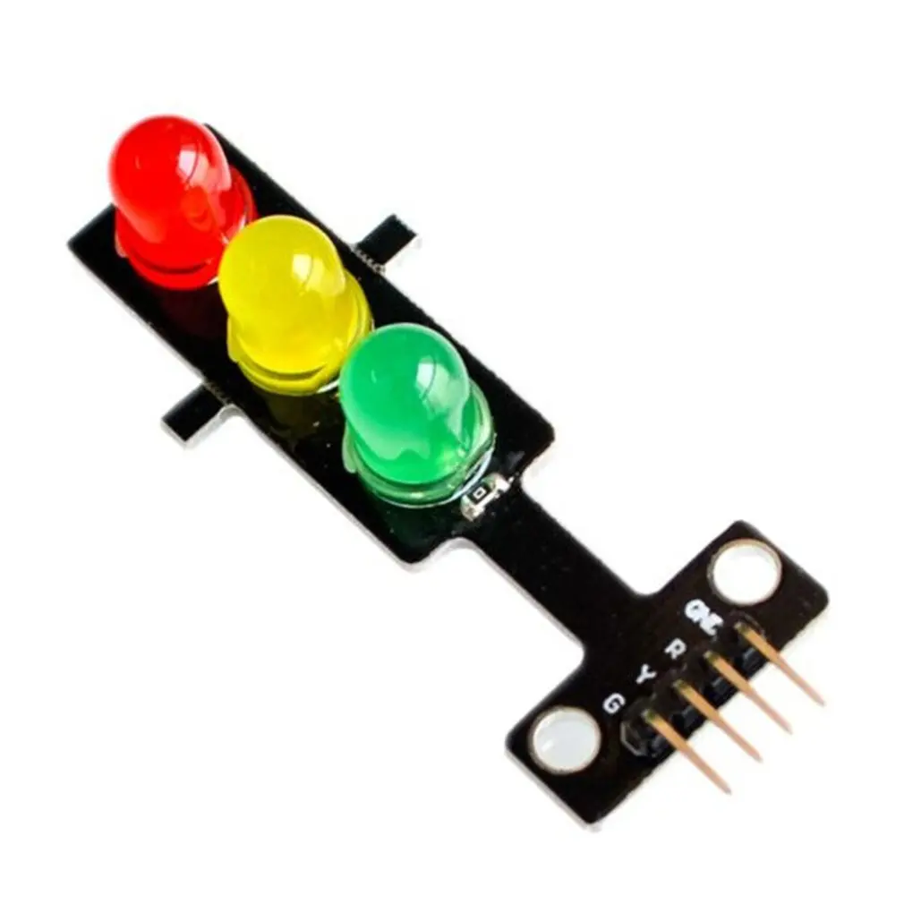 Led Traffic Light Module 5V Digital Signal Output Ordinary Brightness 3 Light Separate Control