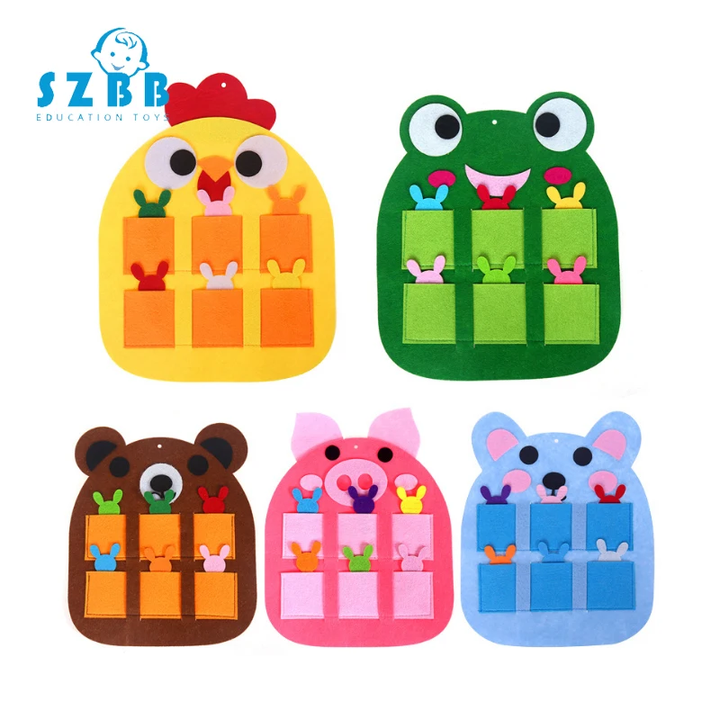 Sz паровой мультфильм Jouet Игрушки для младенцев для детей детский сад Manualidades DIY Дети Искусство и ремесла животных карты карманный лягушка