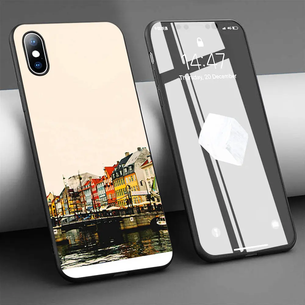 Coque jul Soft Silicone Phone Case for iPhone 11 Pro Max X 5S 6 6S XR XS 7 8 Plus Cover | Мобильные телефоны и аксессуары