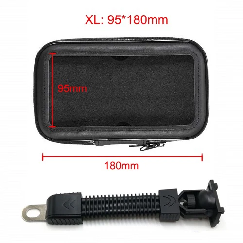 Universal Waterproof Motorcycle Phone Holder and Handlebar Mount