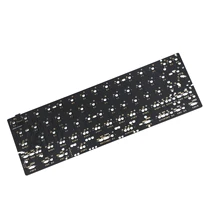 Gh60 64 minila qmk via pcb totalmente programável para diy teclado mecânico yd60 poker suporte hhkb led