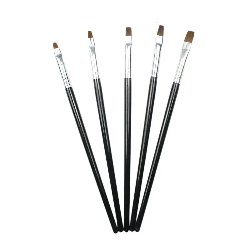 Nail Art Brush Set Manicure Tools Gradient Gel Nail Polish Builder Drawing Carving Ombre Brushes French Nail Design Painting Pen 3