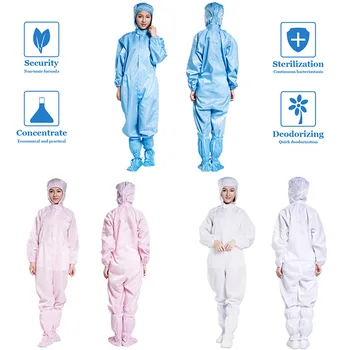 

Anti Droplet Safety Working Coveralls Waterproof Isolation Jumpsuits Suit Clothing Women Protective Clothing Reusable Workwear