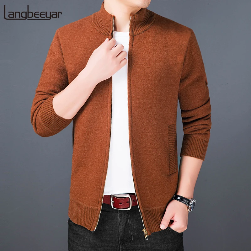 

2020 Autumn Winter New Fashion Jackets For Men Slim Fit Cardigan Trend Fashion Overcoat Windbreakers Casual Coat Mens Clothes